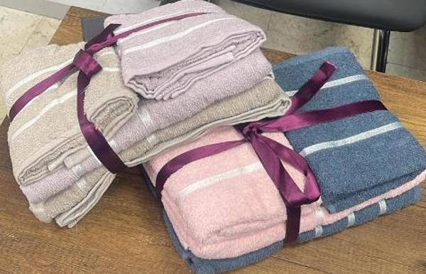 CEYLİN 2 Lİ HAVLU SETİ  45X90 + 70X140 HAMAM SET - Image 1