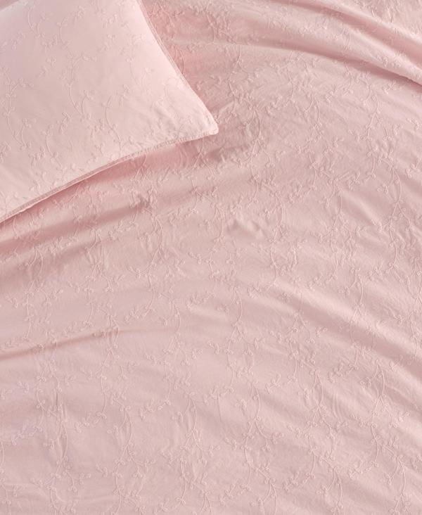 LİENNA ÇİFT KİŞİLİK NEVRESİM TAKIMI PUDRA - Image 1