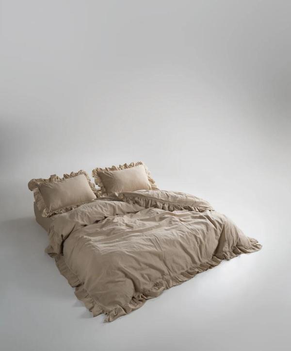 STONEWASHED NEVRESİM TAKIMI ÇİFT KİŞİLİK OXFORTAN - Image 1