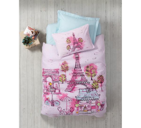 CB GIRLSBOYS  TEK KİŞİLİK COMPLETTE SET CORİSA PEMBE - Image 1