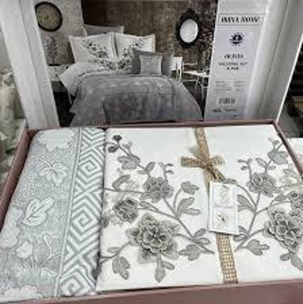 İRİNA OLİVİA WEDDİNG SET 8 PARÇA GRİ - Image 1