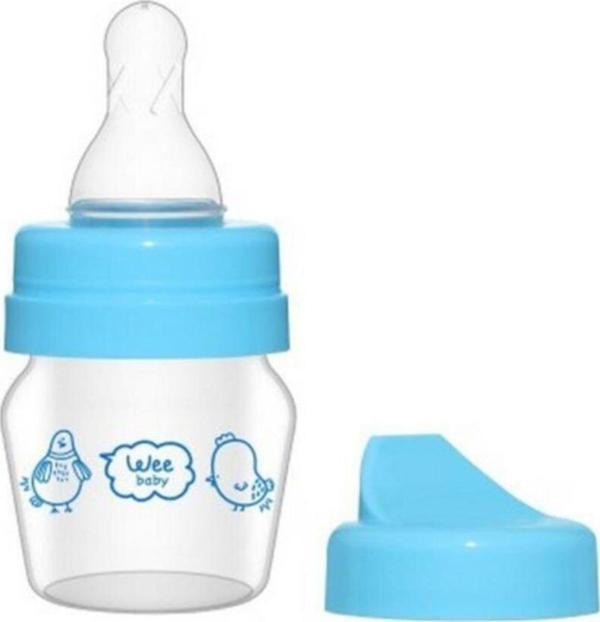 Wee Baby Mini Cam Alıştırma Bardağı Seti 30ml - Mavi - Image 1