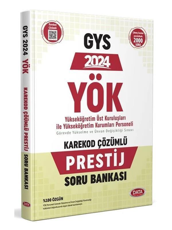 Data 2024 GYS YÖK ile Kurumları Personeli Prestij Soru Bankası Karekod Çözümlü Data Yayınları - Data Yayınları - Image 1