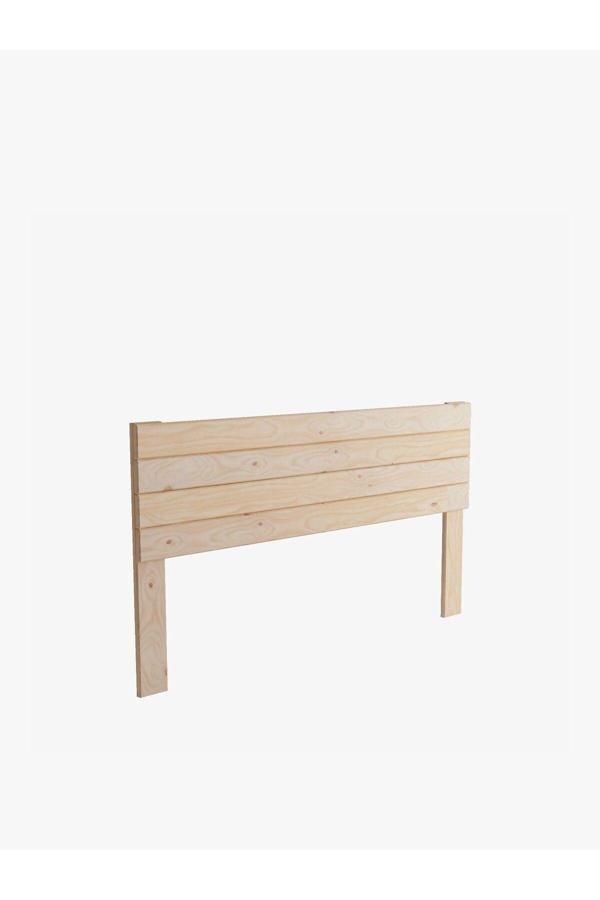 Pinoxi 170Cm Ahşap Ayaklı Yatak Başlığı Naturel 170 Cm - Image 1