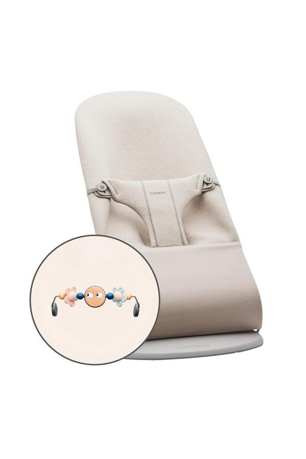 Babybjörn Balance Bliss Ana Kucağı Cotton 3D Jersey Oyuncaklı / Light Beige - Image 1