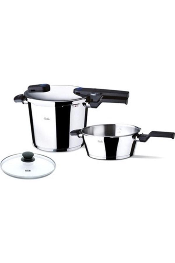 Fissler Fıssler Vıtaquıck Düdüklü Tencere 6.0L+3.5Lt - Image 1