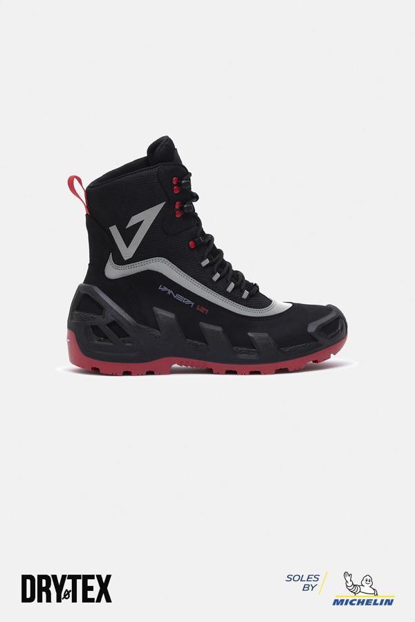 998 V-Clutch Pro Next Nubuk Erkek Bot Siyah/Kırmızı - Image 1