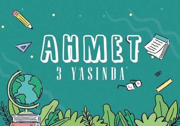 Okul Temalı Doğum Günü Afişi - 70x100 Cm - Image 1