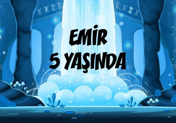 Orman Temalı Doğum Günü Afişi - 100x150 Cm - Image 1