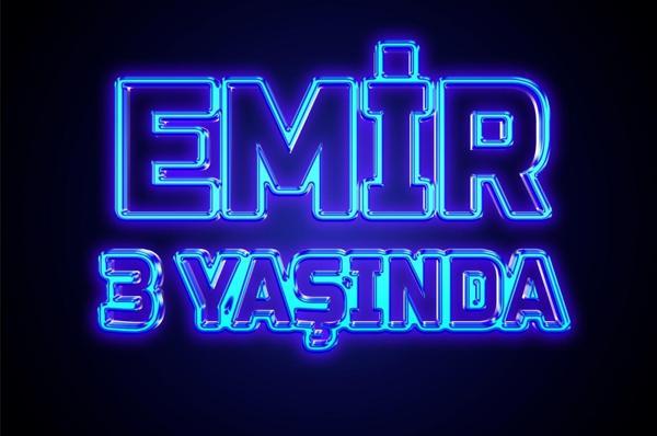 Mavi Doğum Günü Afişi - 100x150 Cm - Image 1