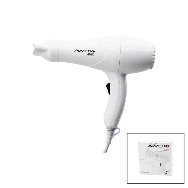 Awox Alize  Beyaz  Saç Kurutma - Fön Makinesi  + Dar Şekillendirici Başlık   2 Kademe Isı Ayarı   12 - Image 1