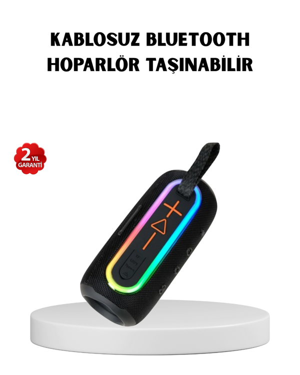 Kablosuz Hoparlör – Bluetooth 5.1, Güçlü Bas ve 10 Metre Menzil - Image 1