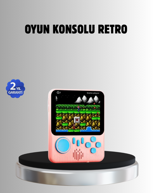 Retro Oyun Konsolu – 3.5 İnç Ekran, 666 Klasik Oyun, TV Bağlantılı - Image 1