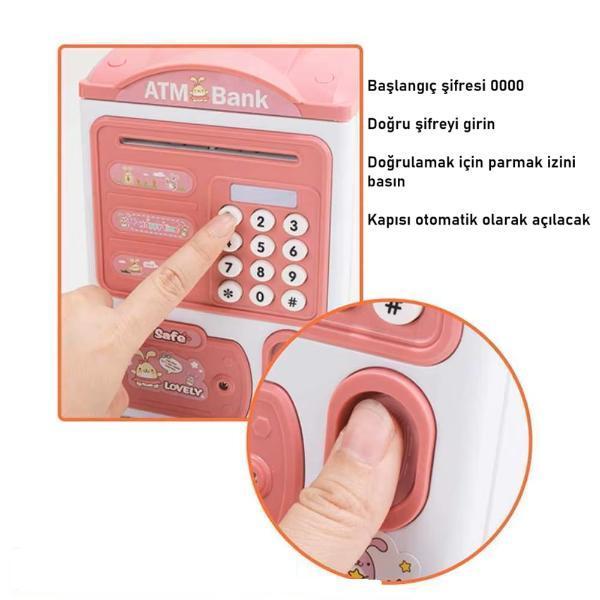 Parmak İzi ve Şifreli Elektronik ATM Kumbara - Image 1
