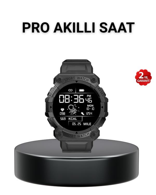 Pro Akıllı Saat – Nabız, Uyku, Adımsayar, Bluetooth 5.0 - Image 1