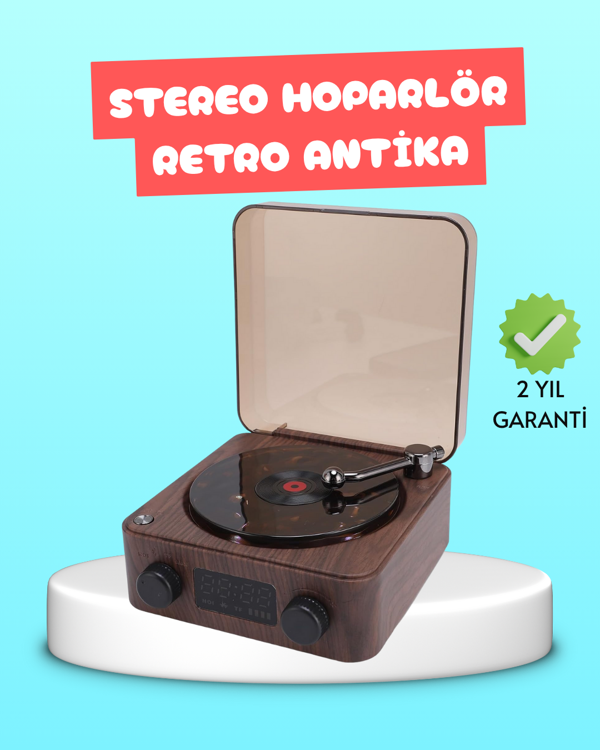 3-1 Arada Gece Lambalı Bluetooth Hoparlör – Saat Ekranlı Stereo Ses - Image 1
