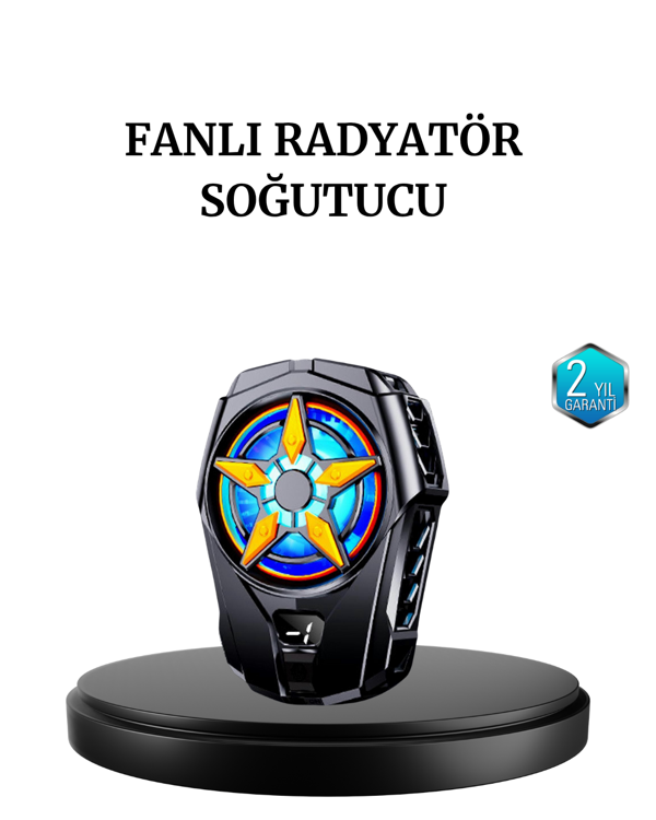 Şarj Edilebilir Telefon Soğutucu Fan – Taşınabilir, Sessiz ve Güçlü Oyun Soğutucusu - Image 1