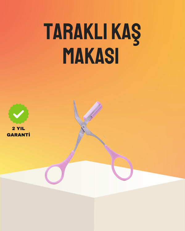 Kaş Düzeltme Makası Taraklı – Profesyonel ve Pratik Kaş Bakımı - Image 1