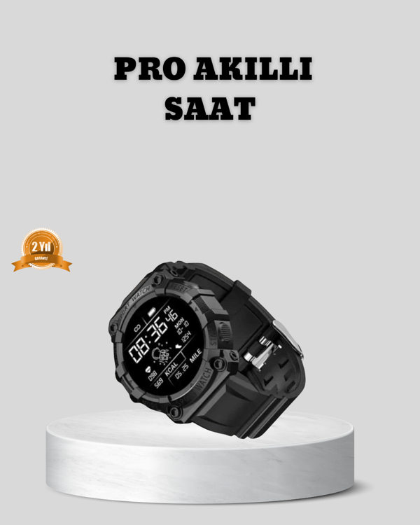 Yeni Nesil Akıllı Saat – Nabız Ölçer, Uyku Takip, Bluetooth Uyumlu, Şık Tasarım - Image 1