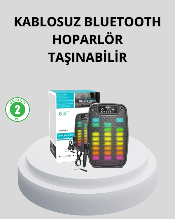 Bluetooth Bağlantılı Taşınabilir Müzik Cihazı – 2 Saat Kesintisiz Müzik - Image 1