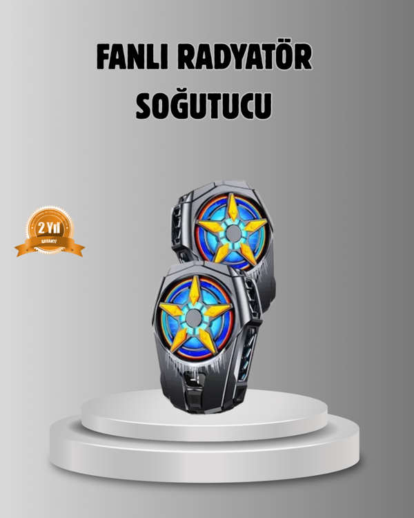 Taşınabilir Şarjlı Telefon Soğutucu – Sessiz Fan Motoru ile Yüksek Performans Koruma - Image 1