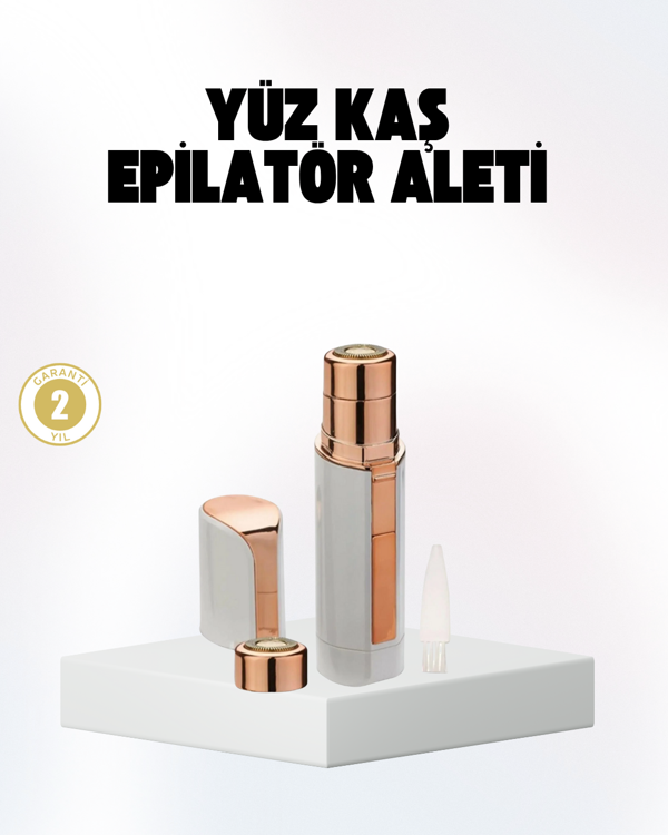 Hassas Ciltler İçin Yüz Epilatörü – Kaş ve Bıyık - Image 1