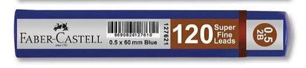 Supertrend Super Fine Min Mekanik Kurşun Kalem Ucu 0.5 2B 120'li Mavi Tüp - Image 1