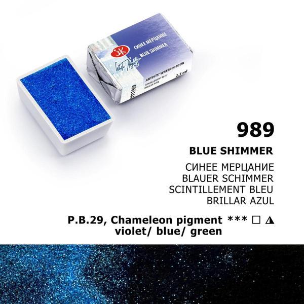 Supertrend White Nights Tam Tablet Sulu Boya 989 Blue Shimmer - Image 1