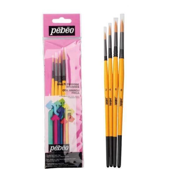 Supertrend 4'lü Yuvarlak Fırça Seti (2,4,6,8) SET-2 - Image 1