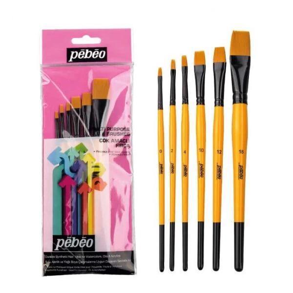 Supertrend 6'lı Düz Fırça Seti (0,2,4,10,12,18) SET-3 - Image 1