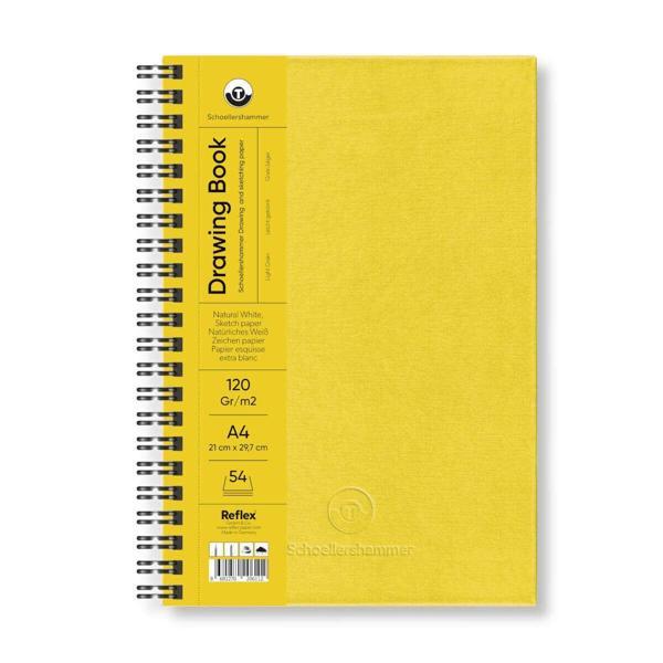 Supertrend Drawing Pad Sert Kapak Eskiz Çizim Defteri 120 gr. A4 54 yaprak SARI - Image 1