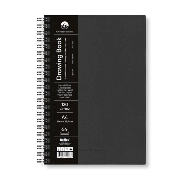 Supertrend Drawing Pad Sert Kapak Eskiz Çizim Defteri 120 gr. A4 54 yaprak SİYAH - Image 1
