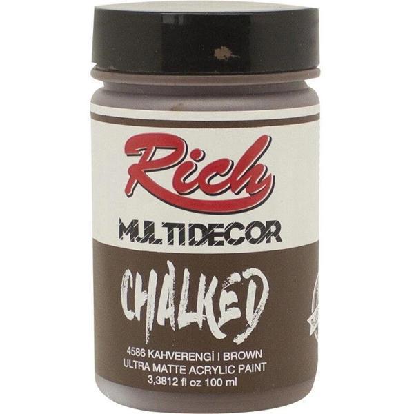 Supertrend Multi Decor Chalked Akrilik Boya 100 cc. 4586 KAHVERENGİ - Image 1