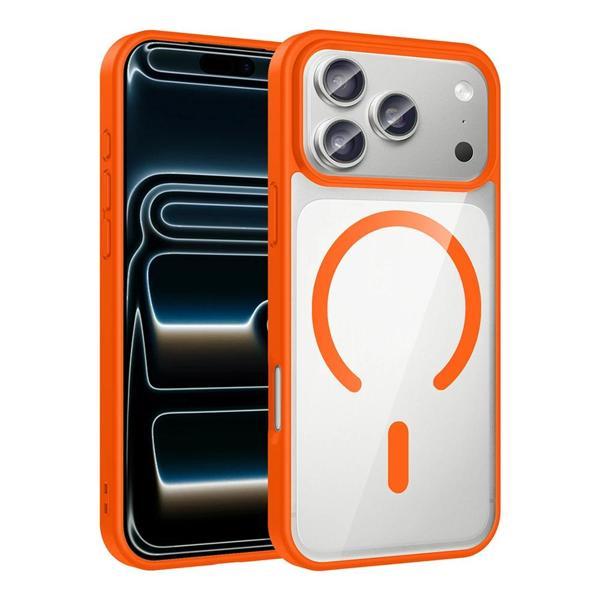 Apple iPhone 17 Pro Max Kılıf M-safe Wireless Şarj Özellikli Silikon Redclick Ege Kapak - Image 1