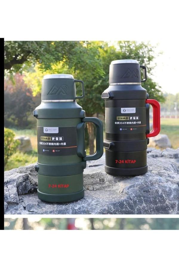 Bulal Aksesuar Çay Termosu 3.2 Litre 48 Saat Sıcak/Soğuk Yalıtımlı Vakumlu Paslanmaz Aile Boy - Image 1