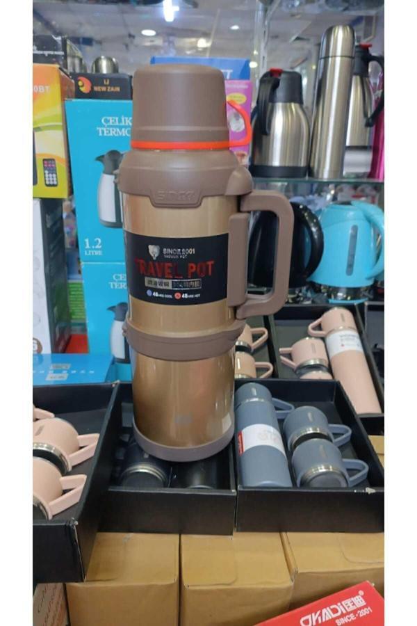 Travel 48 Saat,4 Itrelik Kamp Ve Aile Termosu( Renk Değişiklik Gösterebilir ) - Image 1