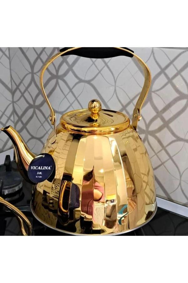 Mucit Home 3 Lt Model Alman Markası Paslanmaz Çelik Çaydanlık - Image 1