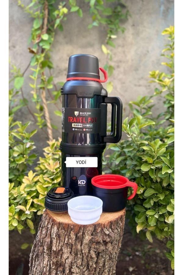 Yodi Car Pto Travel 4 Litre 48 Saat Soğuk Sıcak Dağcı Paslanmaz Çelik Termos Yalıtımlı (Orijinal) - Image 1