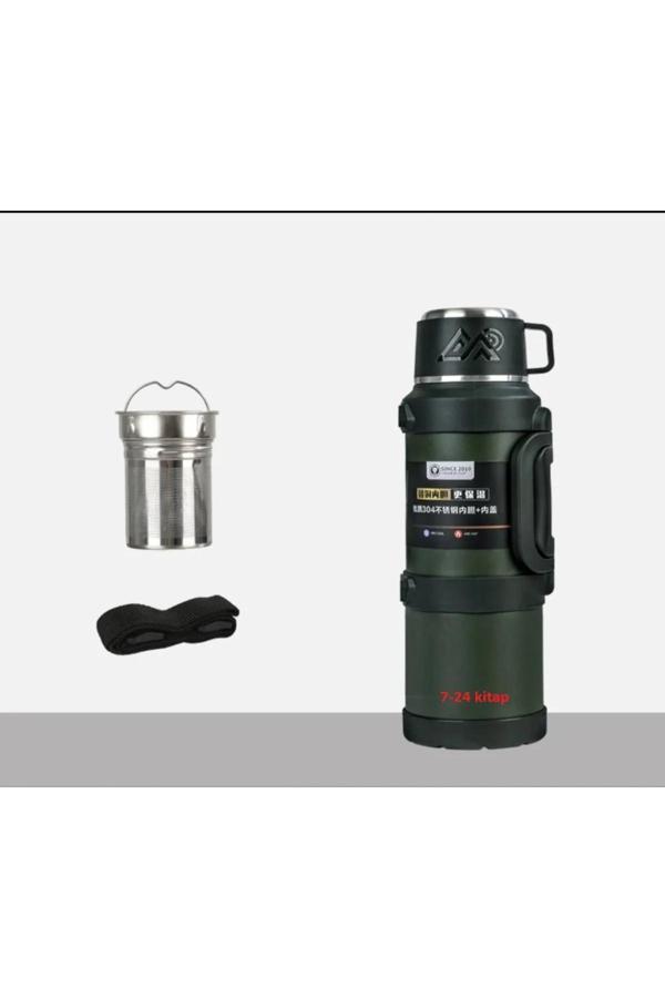 Bauherr Safe Paslanmaz Çelik 3,2 Termos 48 Saat Sıcak Soğuk Tutma - Image 1