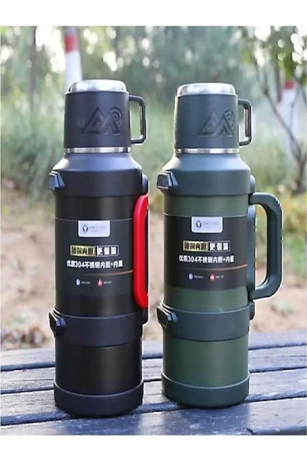 Teknotrust Safe Paslanmaz Çelik 3,2 Termos 48 Saat Sıcak Soğuk Tutma - Image 1