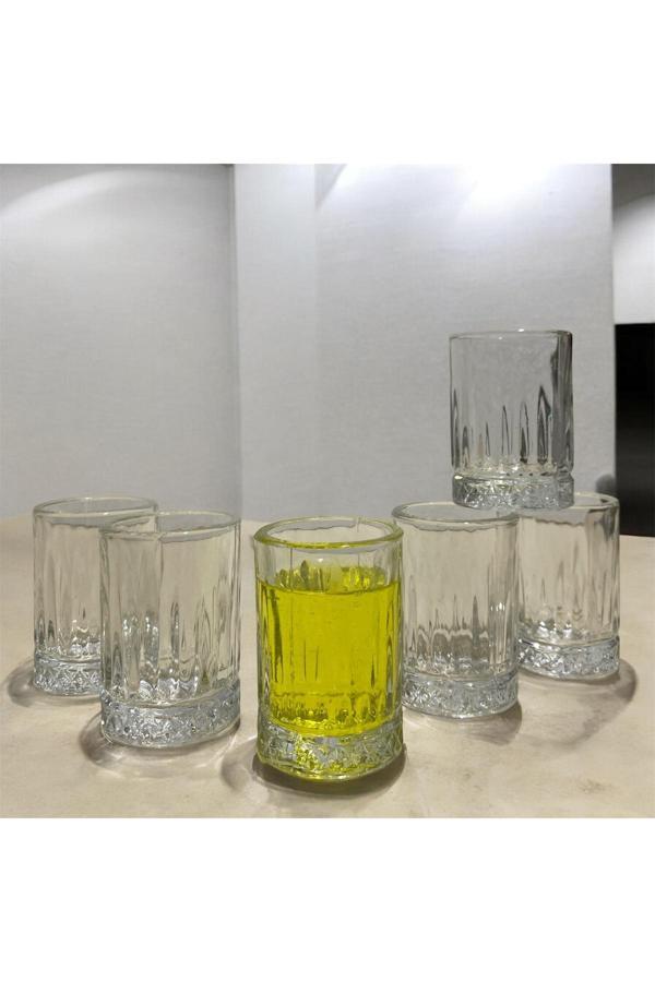 Dafe Home Oslo Kahve Yanı Su Bardağı 6 Prç Şat Bardağı - Image 1