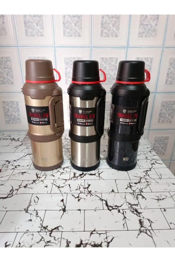 Travel Paslanmaz Çelik Kamp Termosu 4 Litre - Image 1