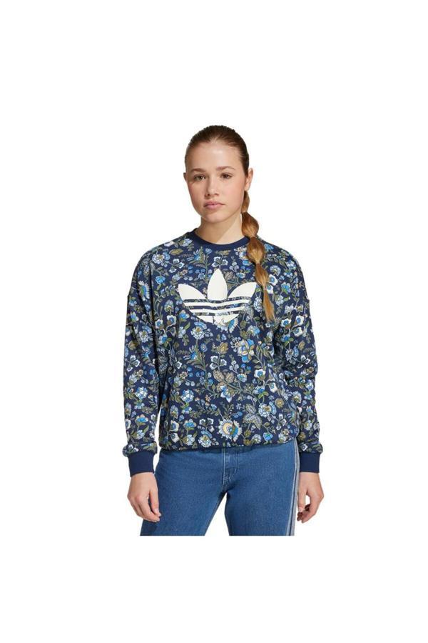 Adidas Çocuk Mavi Sweatshirt Crew Jx6316 - Image 1