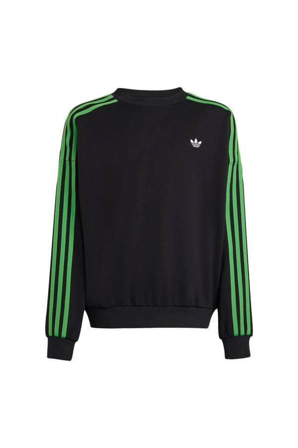 Adidas Çocuk Siyah Sweatshirt Crew Jw7723 - Image 1