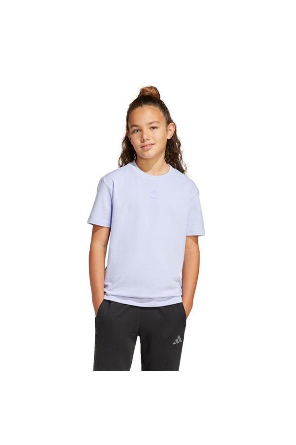 Adidas Çocuk Mor T-Shirt J Dy Ls Gfx T Jf3658 - Image 1