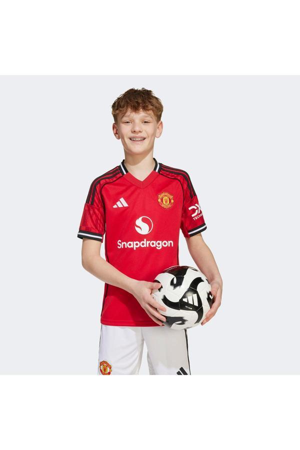 Adidas Manchester United 25-26 İç Saha Çocuk Kırmızı Futbol Forması - Image 1