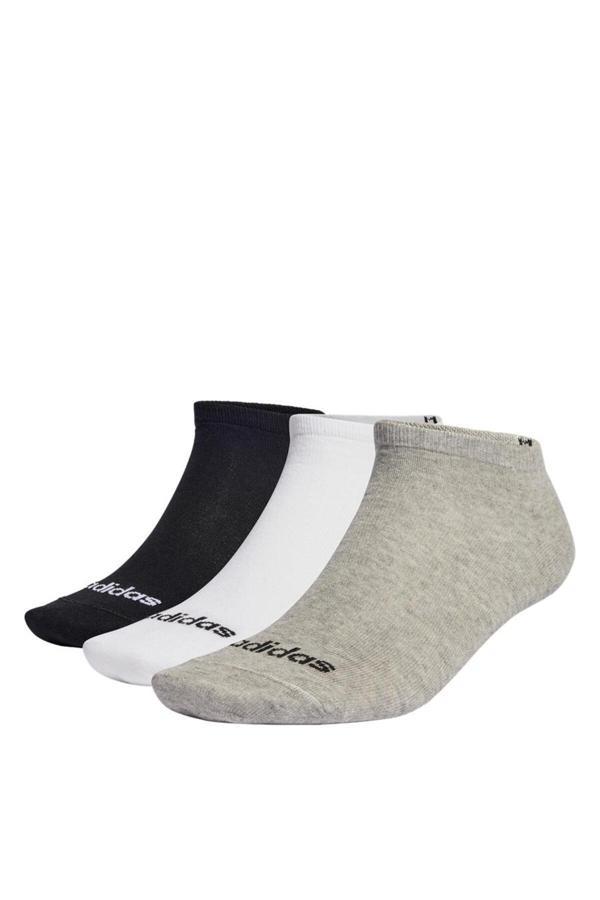 Adidas Aksesuar Gri Çorap T Lın Low 3P Ic1300 - Image 1