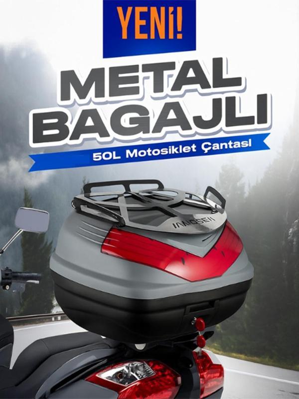 Wogen Wg50 Sırt Dayamalı Premium Metal Bagajlı Çanta Nardo Gri  - Image 1