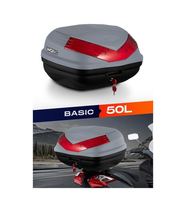 Wogen Wg50 Arka Çanta 50 L Basic Nardo Gri Siyah  - Image 1