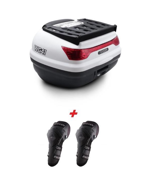 Wogen Wg41 Premium Arka Çanta 41 Litre Beyaz + Karbon Dizlik He Siyah  - Image 1